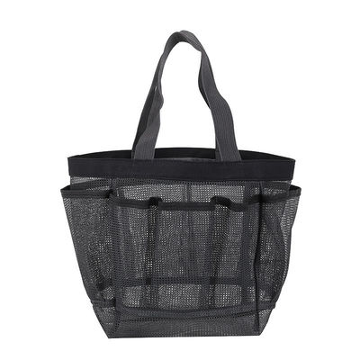 Bolsa cosmética de malla de nylon personalizable para maquillaje multifuncional Almacenamiento y viaje