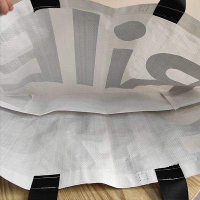 Impresión de logotipo personalizado Bolsa de toque tejida de PP para promoción de estudios de viajes a la playa