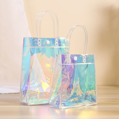 Logotipo personalizado aceptado bolso de ropa de baño impermeable para mujeres bolso de compras TPU reciclado