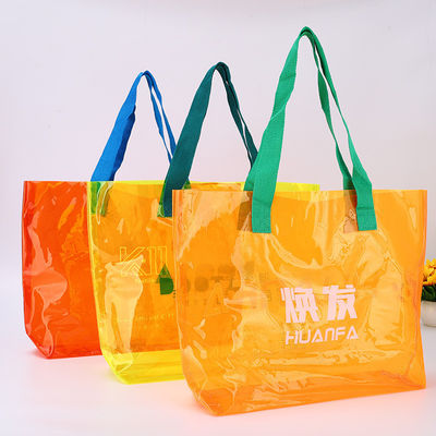 Logotipo personalizado aceptado bolso de ropa de baño impermeable para mujeres bolso de compras TPU reciclado