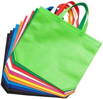 Bolsa de compras no tejida de logotipo personalizado para promociones de bolsas de regalo de vacaciones reutilizables