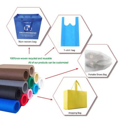 Bolsa de compras no tejida de logotipo personalizado para promociones de bolsas de regalo de vacaciones reutilizables