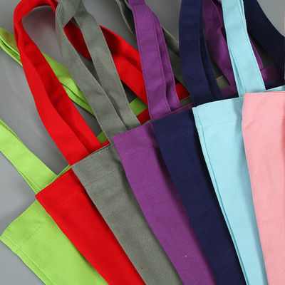 Color personalizado Reutilizable Diseñador Tejido lienzo algodón Bolso de compras Eco amigable