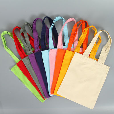 Color personalizado Reutilizable Diseñador Tejido lienzo algodón Bolso de compras Eco amigable