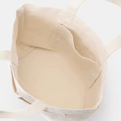 Color personalizado Mujeres de moda con cuerpo cruzado Bolso de compras plegable bolso de lona duradero