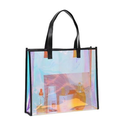 Bolso de maquillaje personalizado de lujo impermeable, transparente, cosmético para mujer, bolso de maquillaje, bolso de toque con logotipo