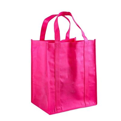 Logotipo personalizado Impreso Bolsa de ropa de tejido no tejido para compras de comestibles y promoción