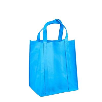 Logotipo personalizado Impreso Bolsa de ropa de tejido no tejido para compras de comestibles y promoción