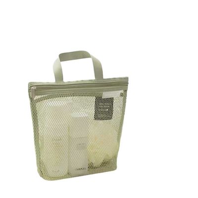 Bolsa de ropa de baño de malla personalizada de peso ligero Bolsa de red de malla de nylon pequeña para almacenamiento en el baño