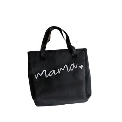 Logotipo personalizado Bolsa de poliéster impermeable para compras y exploración de la playa