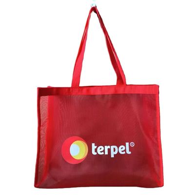 Bolso de bolsillo de compras de gran capacidad con logotipo personalizado y personalizado