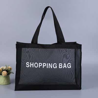 Bolso de bolsillo de compras de gran capacidad con logotipo personalizado y personalizado
