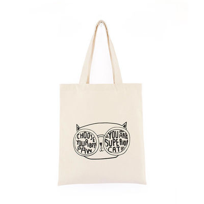 Bolsa de lienzo impresa a medida para Eco reciclado de compras más reciente estilo de moda