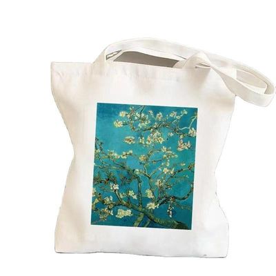 Color personalizado Reutilizable Plano de algodón lienzo de comestibles de compras bolsa de bolsillo para la promoción