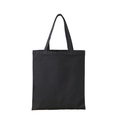 Bolsas de algodón reutilizables de canvas de compras personalizadas de tamaño medio con diseño ecológico