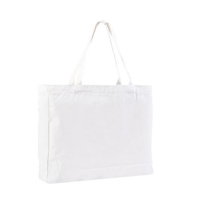 Acceptable OEM/ODM Logotipo de impresión personalizado Reutilizable de compras de algodón lienzo bolsa de toque
