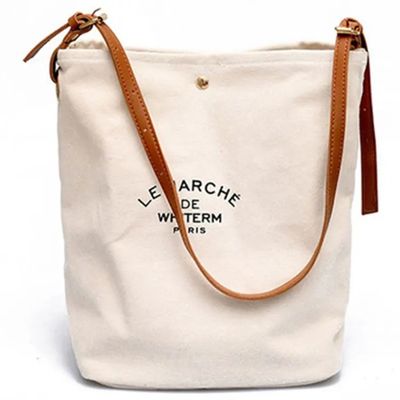 OEM/ODM aceptable Bolso de compras personalizado de tela gruesa de trabajo pesado bolso de lona de mercado
