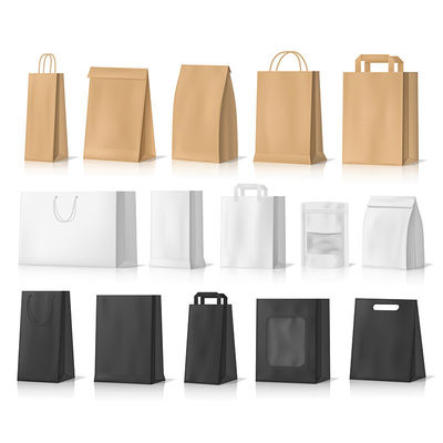 Bolso de papel negro para regalo personalizado