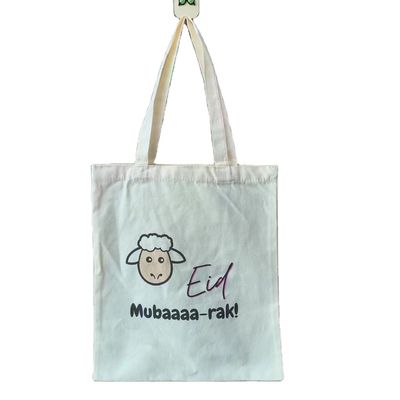 Diseño personalizado Bolsa de compras de lona plana ecológica con material reciclado