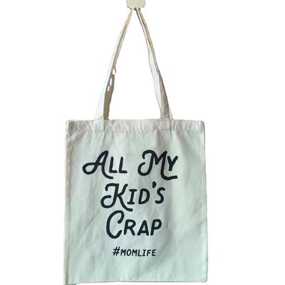 Diseño personalizado Bolsa de compras de lona plana ecológica con material reciclado
