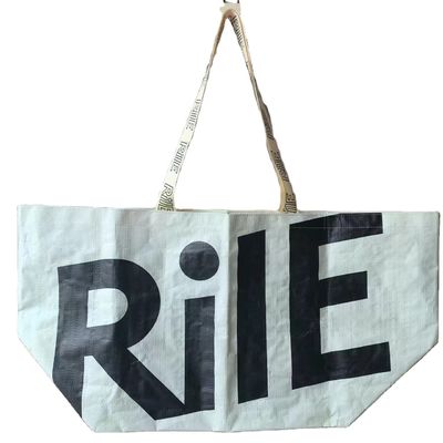 Impresión personalizada extra grande Reutilizables de compras Tote mate laminado PP bolso tejido