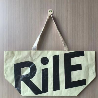 Impresión personalizada extra grande Reutilizables de compras Tote mate laminado PP bolso tejido