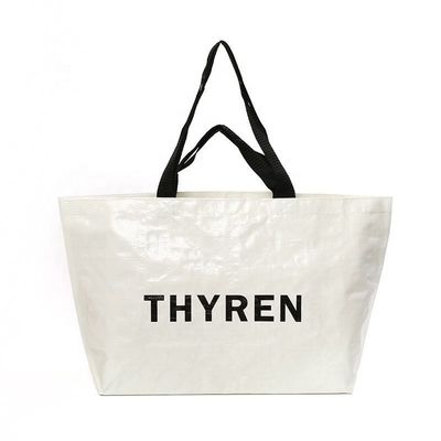 Impresión personalizada extra grande Reutilizables de compras Tote mate laminado PP bolso tejido