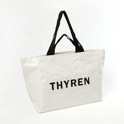 Impresión personalizada extra grande Reutilizables de compras Tote mate laminado PP bolso tejido
