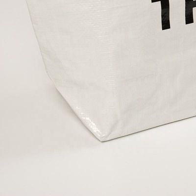 Impresión personalizada extra grande Reutilizables de compras Tote mate laminado PP bolso tejido