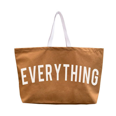 Acceptable OEM/ODM Bolso de toque de lona para mujeres de gran tamaño Bolso de hombro de venta ecológico