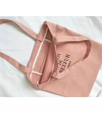 Diario de la vida escolar Bolso de algodón orgánico de lona de algodón para compras reutilizables