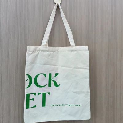 Impresión personalizada Bolsa de algodón personalizada para la vida escolar diaria y ecológica