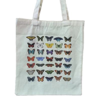 Color personalizado Reutilizable Eco Amigable Poliéster de algodón lienzo de comestibles Bolso de compras