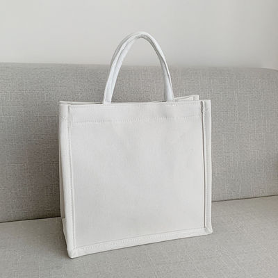 Bolsa de compra ecológica personalizada Bolsa de mensajería de lienzo Bolsa de regalo de algodón con gran capacidad