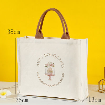 Bolso de ropa de algodón laminado impermeable para compras