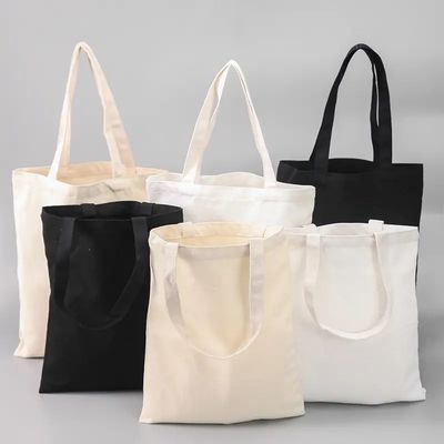 Bolsa ecológica personalizada Bolsas ecológicas personalizadas con patrón ecológico Bolsas recicladas de color 100% de algodón Bolsa de lienzo