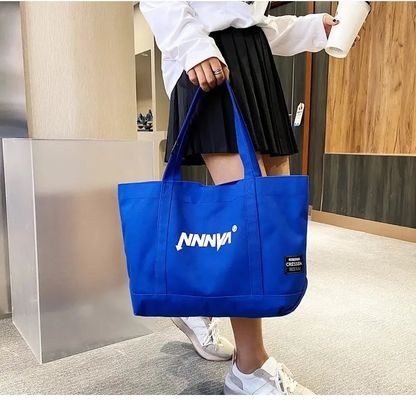 Logotipo impreso personalizado Bolsa de toque de playa ecológica personalizada con estilo manipulado y aceptable OEM / ODM