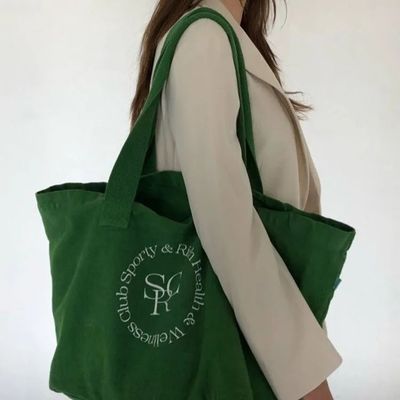 Logotipo personalizado Mujeres de gran tamaño Fiesta de fin de semana algodón lienzo de playa Regalo de compras bolsa de bolsa