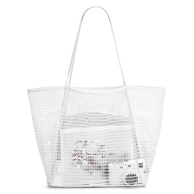 Bolsa de mano personalizada de malla de playa personalizada para un día divertido en la playa