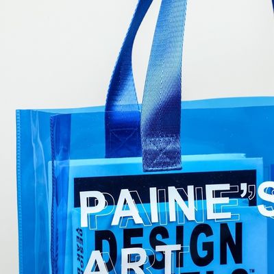 Mediano tamaño Logotipo personalizado transparente transparente impermeable bolsa de PVC