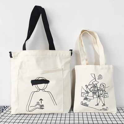 Bolsas de lona personalizadas y ecológicas para la vida escolar diaria de las mujeres