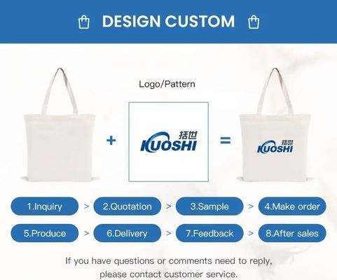 Bolsa de toque de lienzo de color personalizado ecológico con logotipo personalizado Reutilizable y práctico