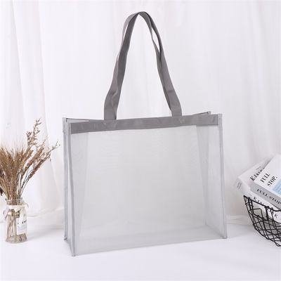 Diseño personalizado Reutilizable Bolsa de bolsas de la playa con logotipo personalizado