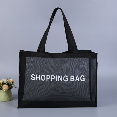 Diseño personalizado Reutilizable Bolsa de bolsas de la playa con logotipo personalizado