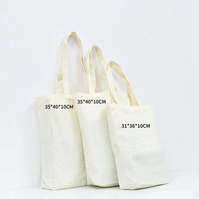 Bolsa de toque de lienzo personalizada aceptable OEM / ODM Color sólido Tipo de patrón de letra personalizable