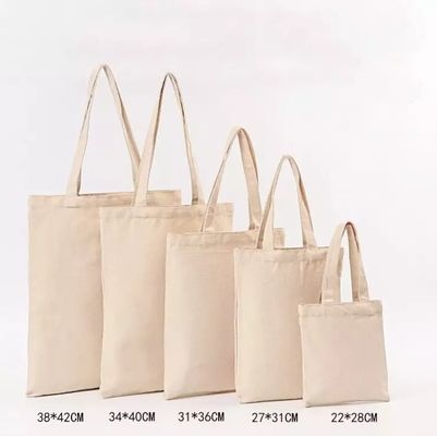 Bolso de tela ecológica impresa con pantalla de seda, bolso de compras para mujeres con bolsillos y patrón de letras