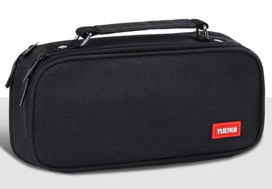 Bolsa de lápiz de impresión simple de color natural reutilizable personalizada con rendimiento