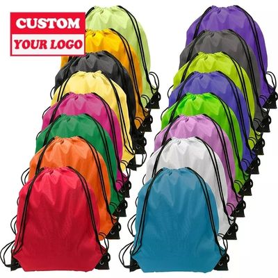 Mochila de poliéster de nylon de tamaño medio para serigrafía personalizada