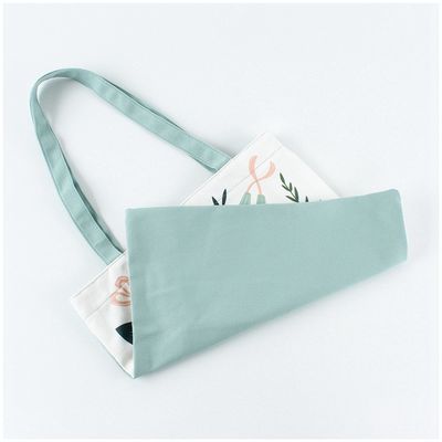Bolsa de compras de lienzo de algodón con logotipo para comestibles ecológicos