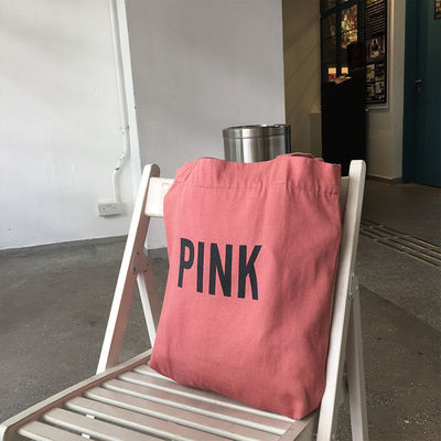 Regalos Logotipo impreso a medida Bolsas de lona de algodón para bolsas de compras reutilizables